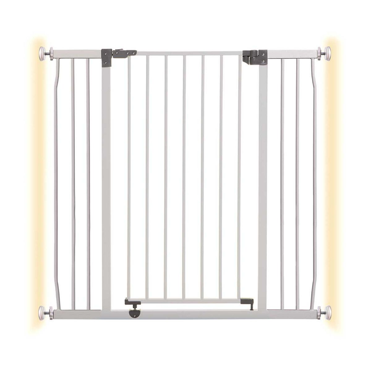 Dreambaby Liberty Xtra Tall Wide Hallway Metal Safety Gate (Fits Gap 99-105.5Cm) - White Pressure Mounted