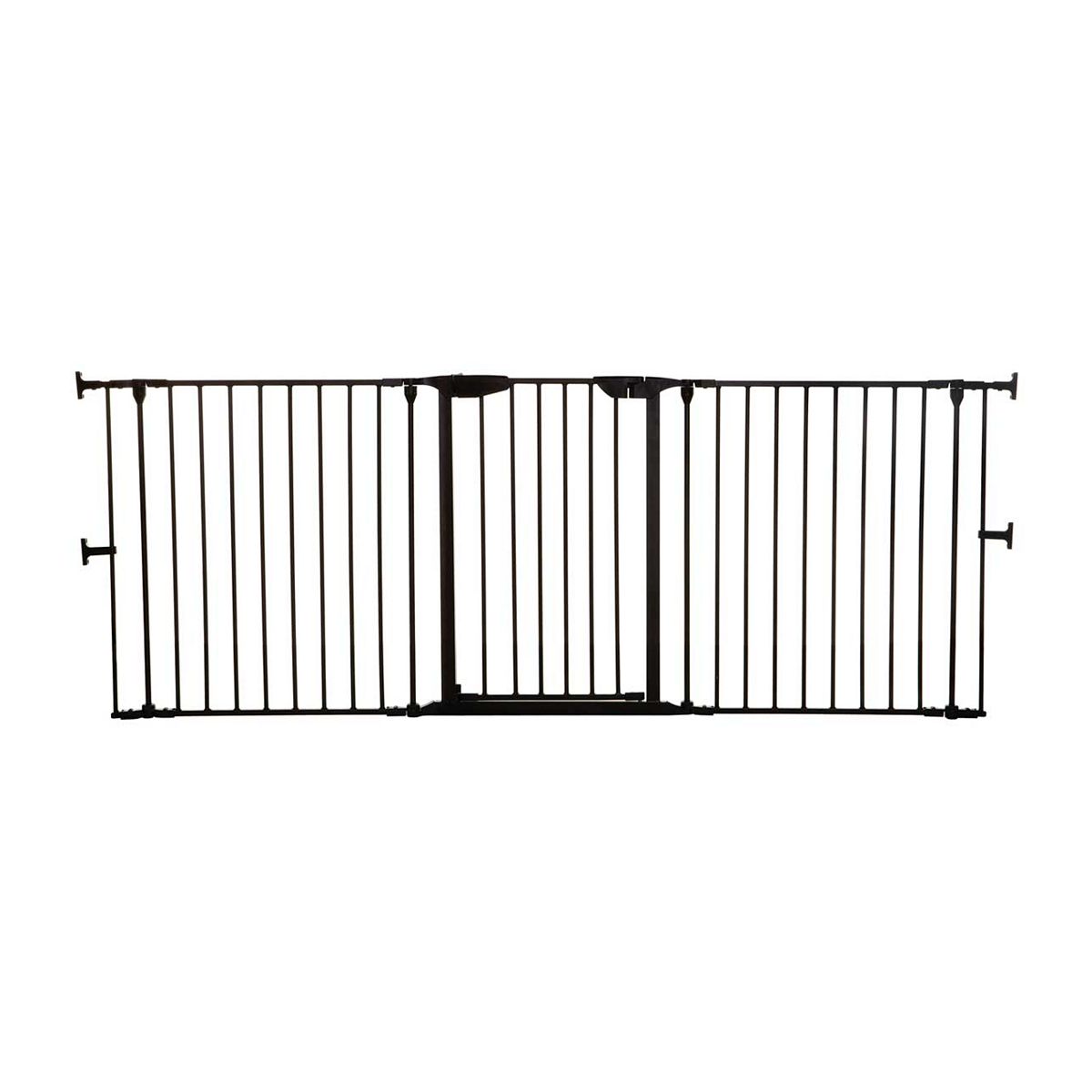 Dreambaby Newport 3 - Panel Metal Adapta Barrier/ Gate Black Hardware Mounted