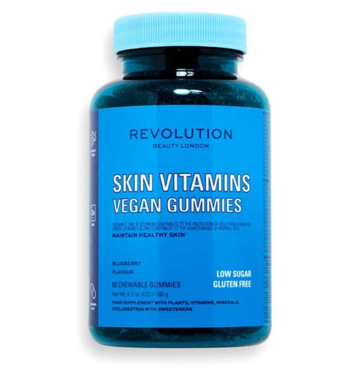 Revolution Beauty Vegan Skin Vitamins Gummies 180g
