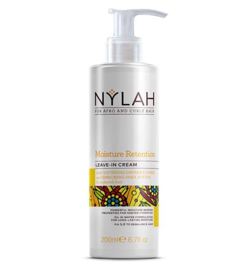 Nylahs Naturals Moisture Retention Leave in Curl Cream 200ml
