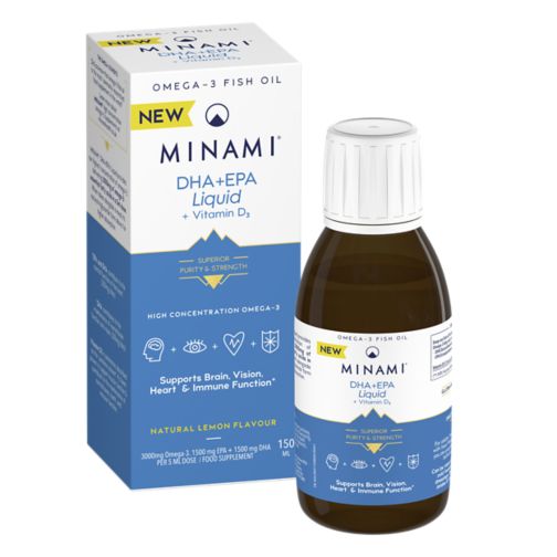 Minami DHA + EPA Liquid +Vitamin D3 150ml