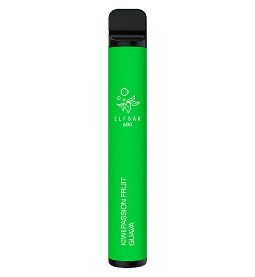 Elf Bar Disposable Vape Pen Kiwi Passion Guava - 600 Puffs 20mg