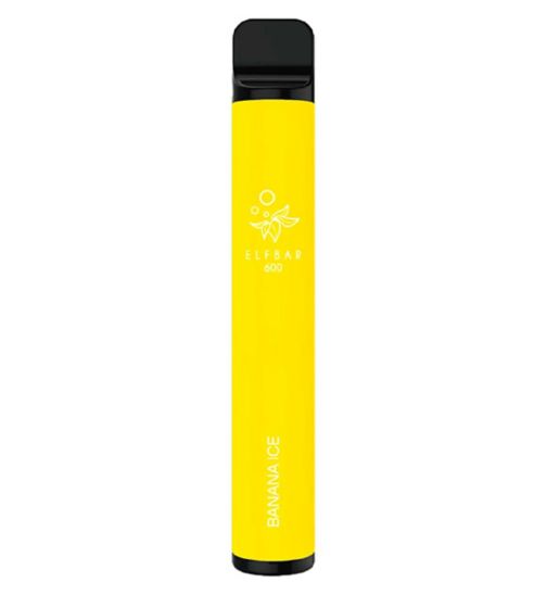 Elf Bar Disposable Vape Pen Banana Ice - 600 Puffs 20mg