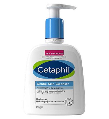 Cetaphil Gentle Skin Cleanser, Face & Body Wash for Normal to Dry Sensitive Skin 473ml