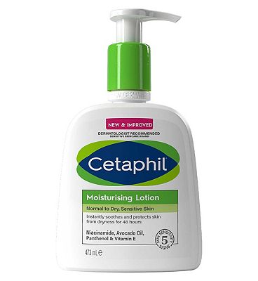 Cetaphil Moisturising Lotion, Lightweight Face & Body Moisturiser for Sensitive Skin 473ml