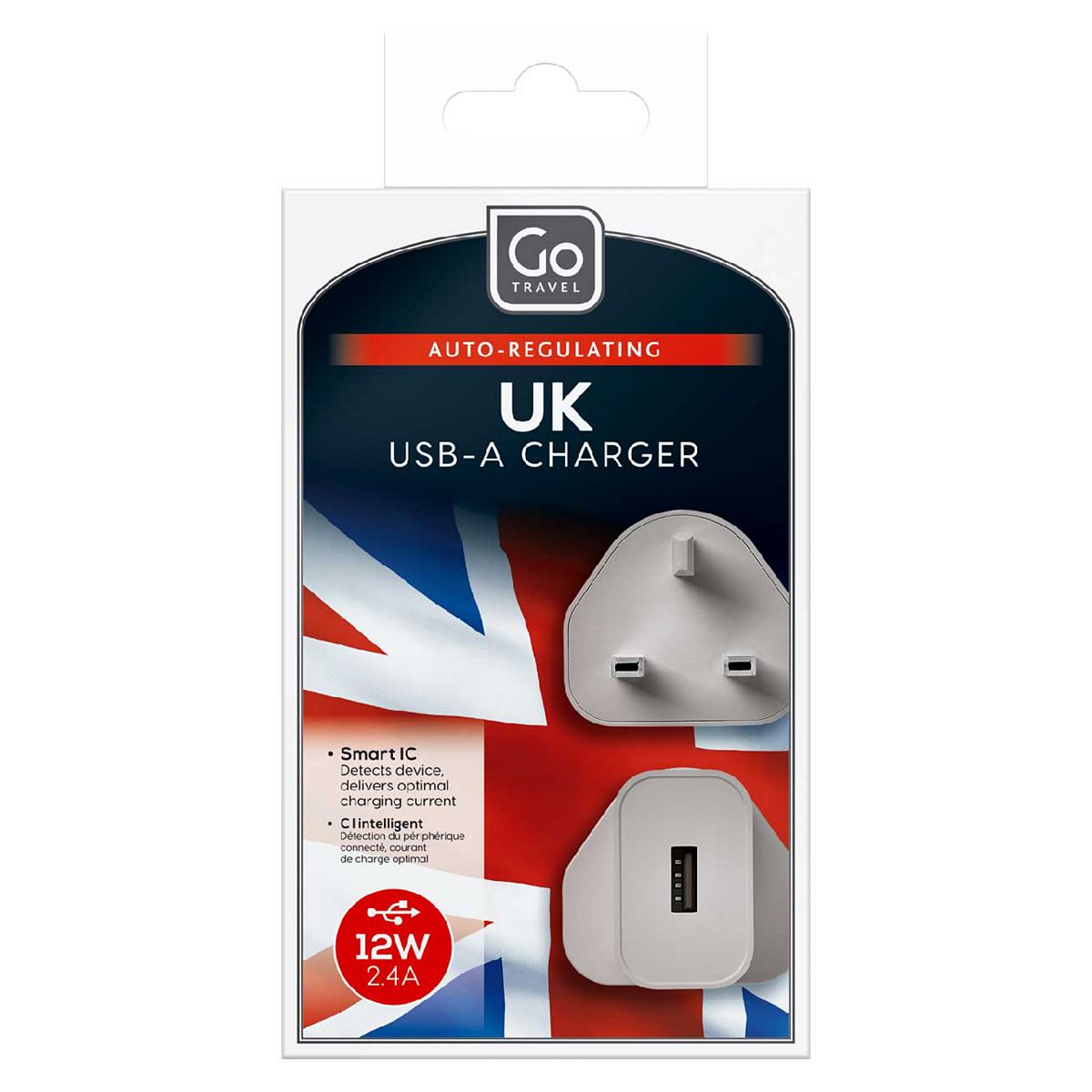 Go Travel Uk Usb-A Charger (2.4A)