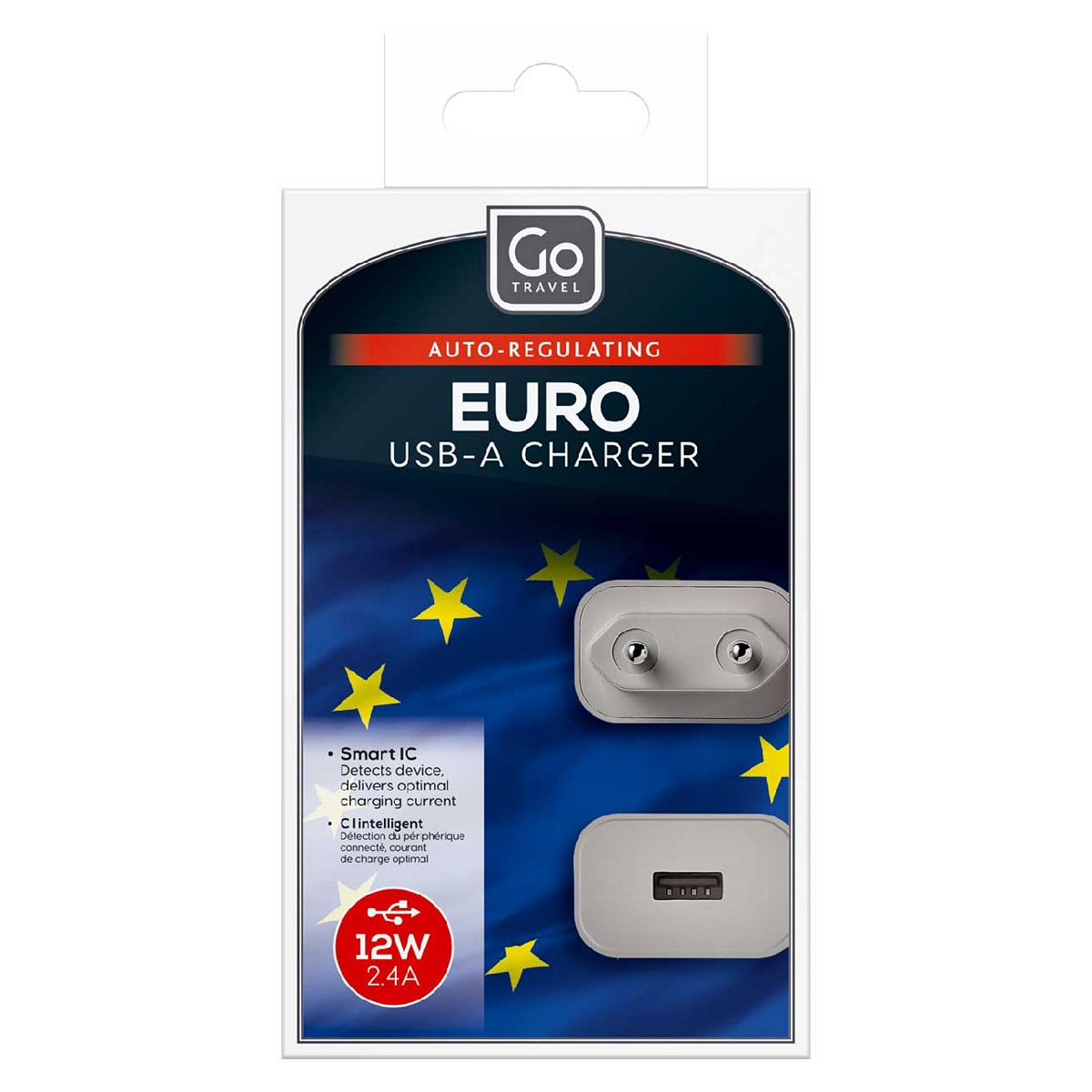 Go Travel Eu Usb-A Charger (2.4A)