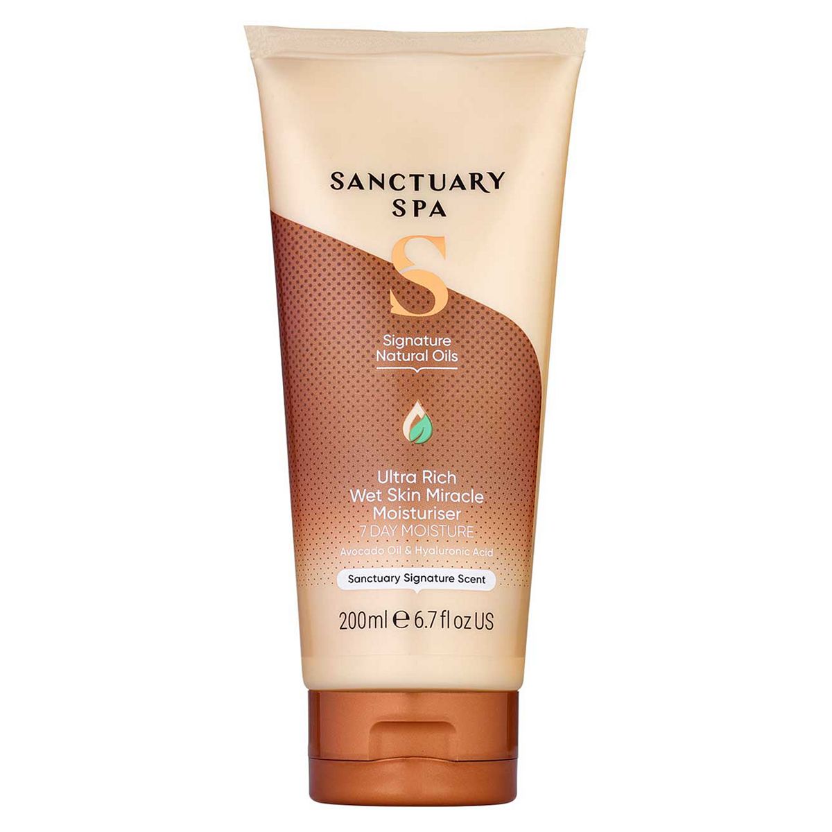 Sanctuary Spa Signature Natural Oils Ultra Rich Wet Skin Miracle Moisturiser200 ml, 200ml