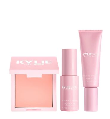 Kylie Cosmetics Pressed Blush Powder;Kylie Cosmetics Pressed Blush Powder;Kylie Skin Face Moisturiser 52ml;Kylie Skin Face Moisturiser 52ml;Kylie Skin Glow Up Bundle;Kylie Skin Vitamin C Face Serum 20ml;Kylie Skin Vitamin C Face Serum 20ml