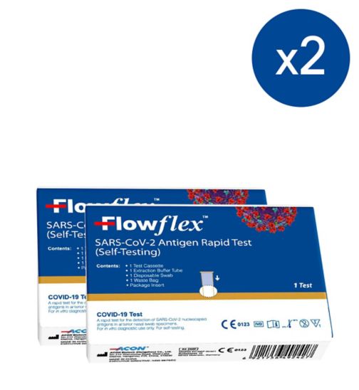 FlowFlex COVID-19 Antigen Rapid Test 1s;Flowflex Antigen Rapid Test Lateral Flow Self-Testing Kit 1 Test;Flowflex Antigen Rapid Test Lateral Flow Self-Testing Kit 2 Kit Bundle