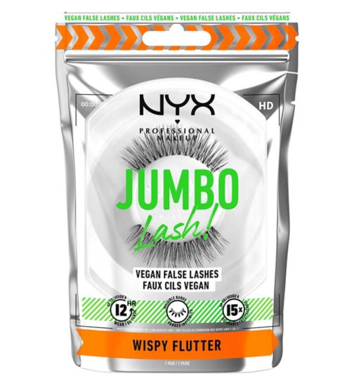 NYX Professional Makeup Jumbo Lash Vegan False Lashes 4 Wispy Flutter