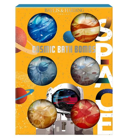 Baylis & Harding Cosmic Space Bath Bomb Fizzers Gift Set 6 x 45g