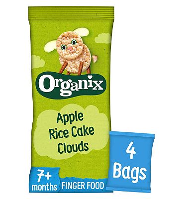Organix Apple Rice Cake Clouds Multipack 72g (4x18g)