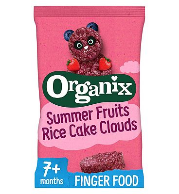 Organix Summer Fruits Rice Cake Clouds 40g