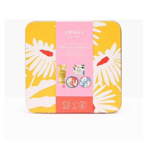 Joules A Tin Full of Happiness Body Care Minis Set