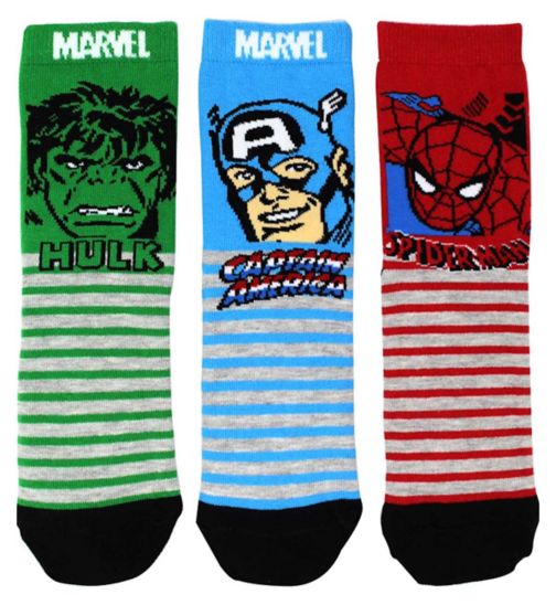 Marvel 3 Pack Ankle Socks