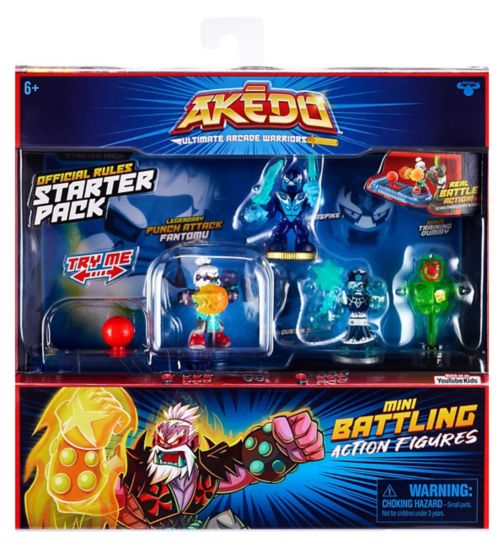 Akedo Series 2 Starter Pack Action Figures Power Punch