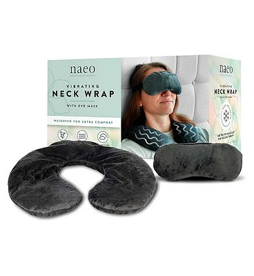 Naeo Vibrating Neck Wrap with Hot & Cold Eye Mask