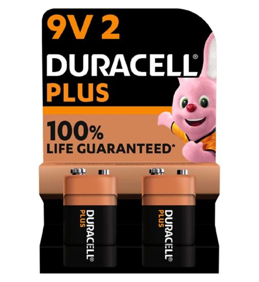 Duracell Plus 100% 9V 2pk