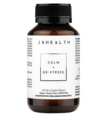 JSHealth Calm + De-Stress 60 Tablets