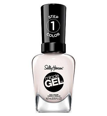 Sally Hansen Miracle Gel Nail Polish - Ski Bunny - Eggshell White Nude Nail Colour