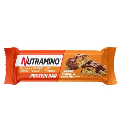 Nutramino Protein Bar Chunky Peanut & Caramel 55g