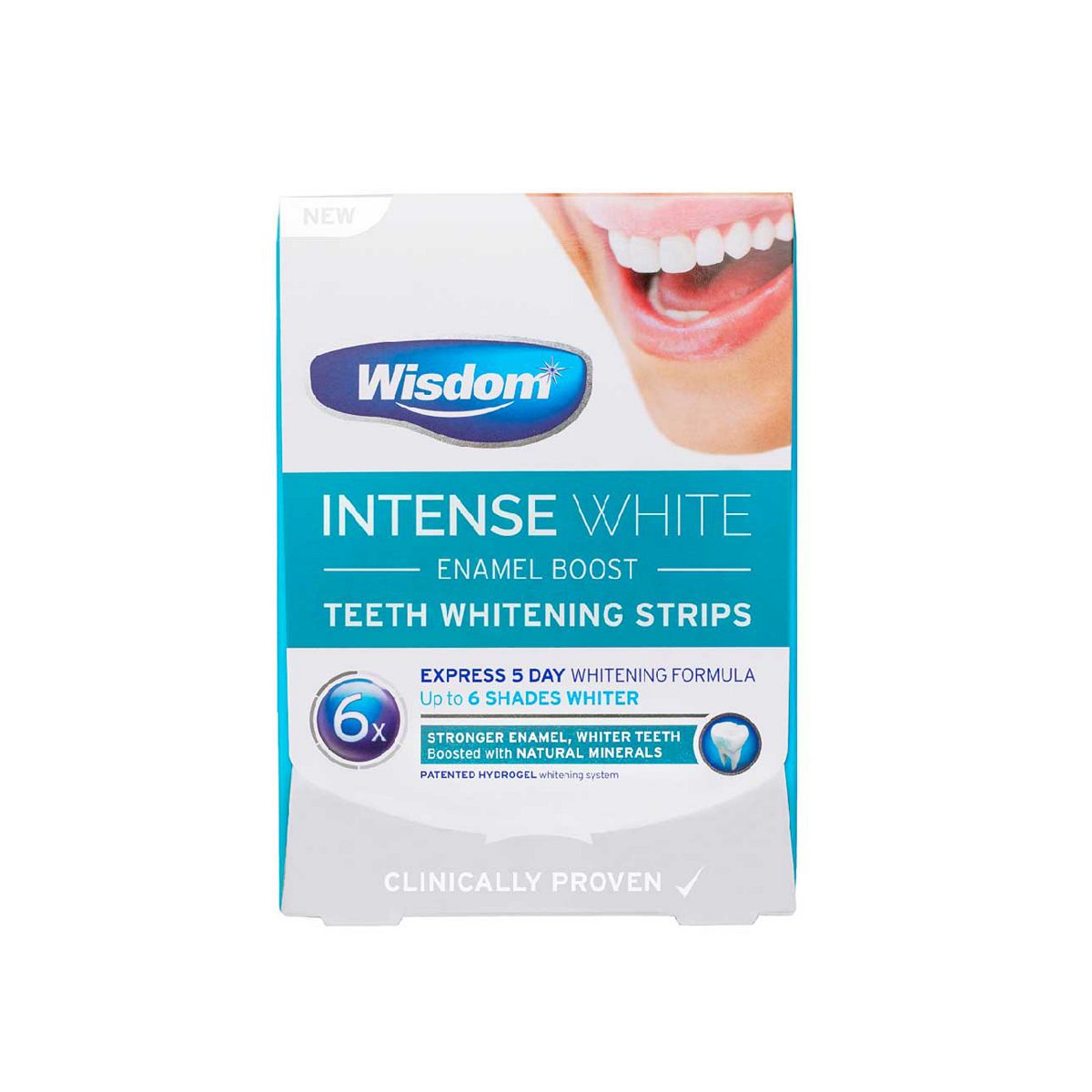 Wisdom 6 Intense White Enamel Boost Teeth Whitening Strips