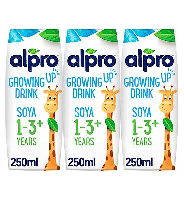 Alpro Soya Growing Up Drink 1-3+ Years Multipack 3x250ml