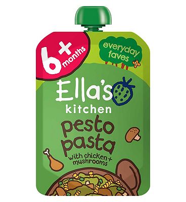 Ella’s Kitchen Organic Chicken Pesto Pasta Baby Food Pouch 6+ Months 100g