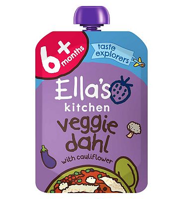 Ella's Kitchen Organic Veggie Dahl Baby Food Pouch 6+ Months 100g