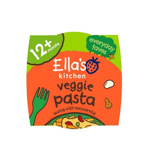 Ella's Kitchen Organic Cheesy Veg Pasta Toddler Tray Meal 12+ Months 200g