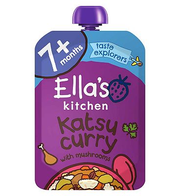 Ella's Kitchen Organic Katsu Curry Baby Food Pouch 7+ Months 130g