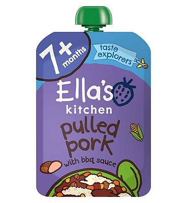 Ella’s Kitchen Organic Pulled Pork Baby Food Pouch 7+ Months 130g