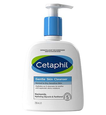 Cetaphil Gentle Skin Cleanser, Face & Body Wash for Normal to Dry Sensitive Skin 236ml