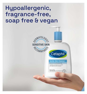 Cetaphil Gentle Skin Cleanser, Face Wash & Body Wash for Sensitive Skin 236ml (5)