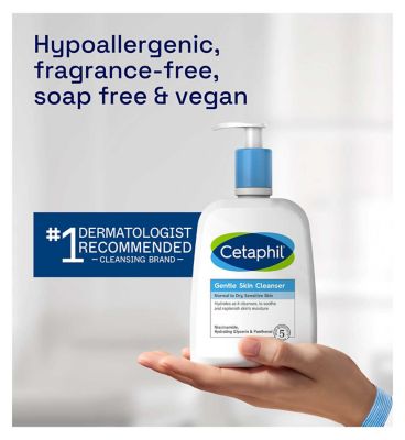 Cetaphil Gentle Skin Cleanser, Face Wash & Body Wash for Sensitive Skin 236ml (6)