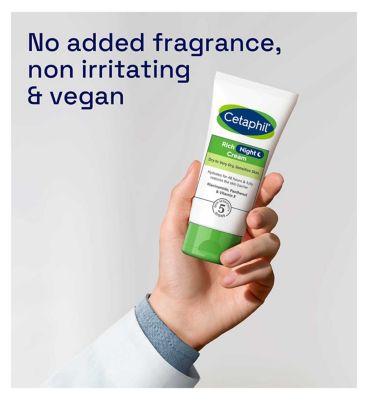 Cetaphil Rich Night Cream, Face Moisturiser for Dry to Very Dry Sensitive Skin 50g (5)