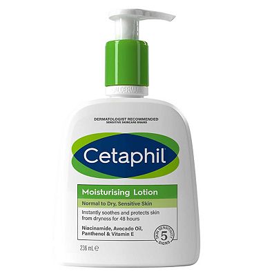 Cetaphil Moisturising Lotion, Lightweight Face & Body Moisturiser for Sensitive Skin 236ml