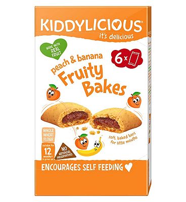 Kiddylicious fruity bakes peach 22g 6s