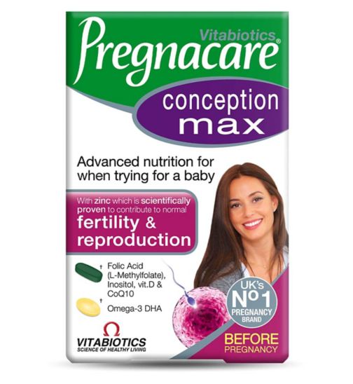 Vitabiotics Pregnacare Conception Max 28 Days Supply