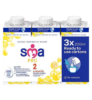 SMA Pro FOM 6 Months+ RTF Multipack 3 X 200ml