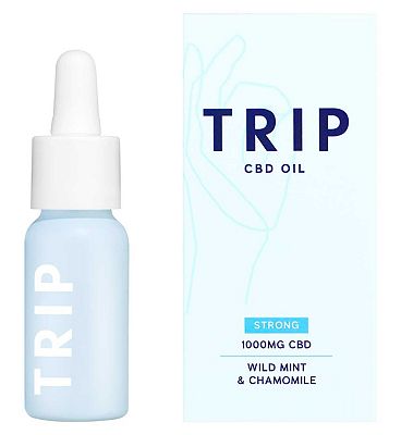 TRIP CBD Oil 1000mg Wild Mint & Chamomile 15ml