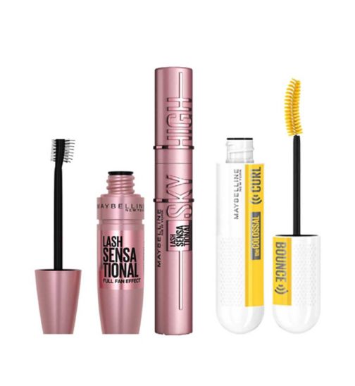Maybelline Colossal Curl Bounce Mascara;Maybelline Colossal Curl Bounce Mascara;Maybelline Lash Sensational Mascara;Maybelline Lash Sensational Mascara Black;Maybelline Lash Sensational Sky High Mascara ;Maybelline Lash Sensational Sky High Mascara 7.2ml;Maybelline Mascara Bestsellers Bundle