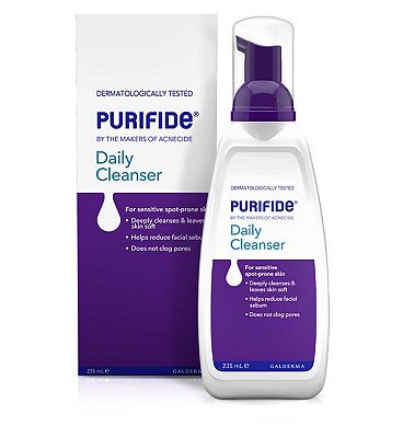 Purifide by Acnecide Daily Cleanser with Glycerin, Helps Prevent Breakouts 235ml