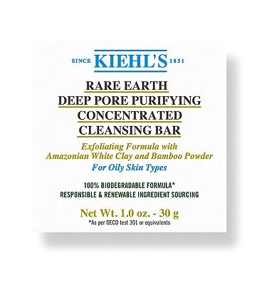 Kiehl's Rare Earth Deep Pore Detoxifying Concentrated Cleaning Bar 100g