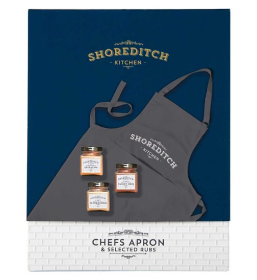 Shoreditch Kitchen Chefs Apron and Selected Rubs