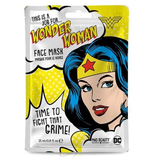 Mad Beauty Warner Brothers DC Wonder Woman Face Mask 25ml