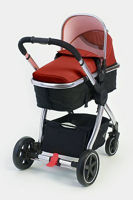 Mothercare 4-Wheel Journey Travel System - Red Ochre