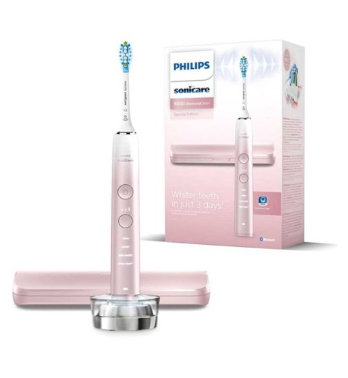 Philips Sonicare DiamondClean 9000 Electric Toothbrush with app, Pink