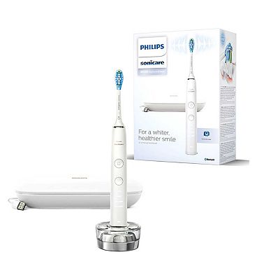 Philips Sonicare DiamondClean 9000 Electric Toothbrush With App, White, HX9911/63